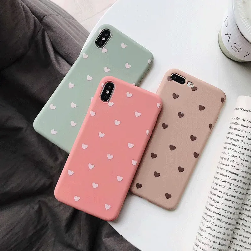 Модный милый чехол для телефона iphone X XS Max XR, мягкая задняя крышка из ТПУ для iphone 6 6s 7 8 Plus X, защитный чехол