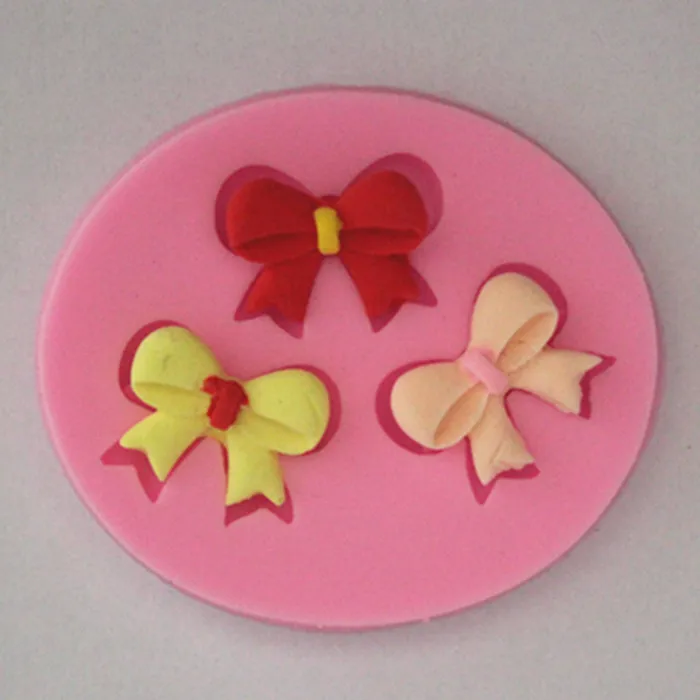 3 отверстия бант Бант дизайн Моделирование Украшение торта помадка шоколад
