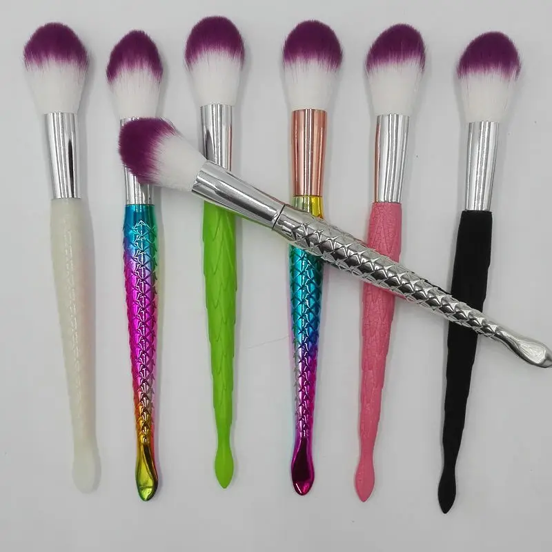 Happy макияж Лидер продаж 1 шт. Русалка кисти супер мягкий Косметика Make Up Tool основа