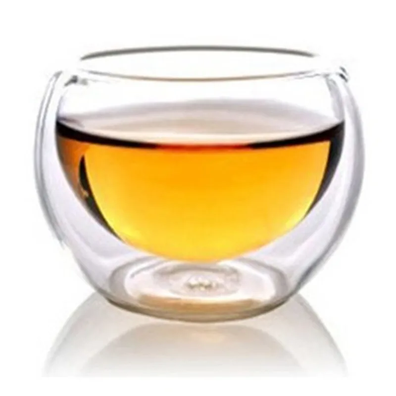 Стеклянная чайная чашка с двойными стенками 6 шт./лот|double wall glass tea|double walldouble tea |