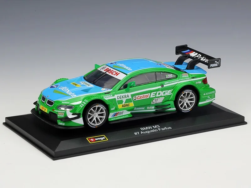 M3 DTM 2013 Nr.7 Bburago 1:32 M3 DTM AMG C-Coupe A5 Citroen C-Elysee DS3 M-Sport Ford Fiesta WRC Ford GT гоночная литая модель автомобиля - Цвет: M3 DTM 2013 Nr.7