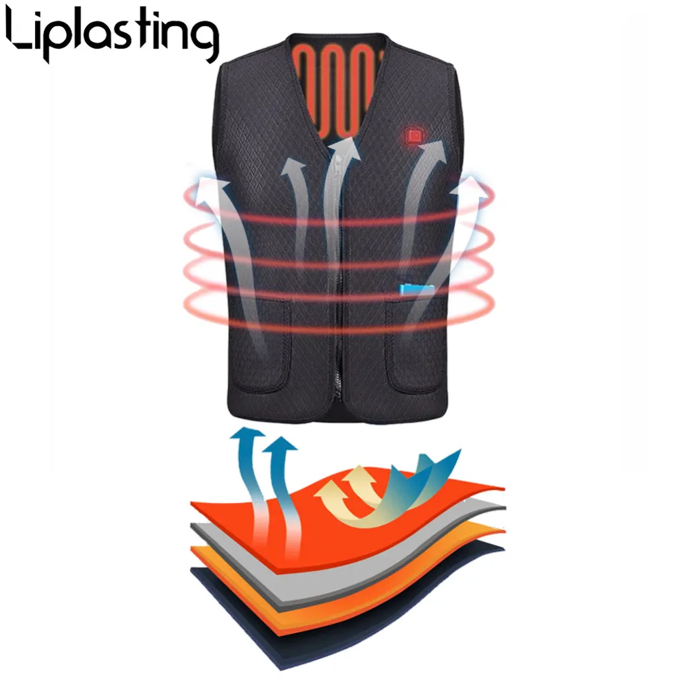 Новый жилет для езды на мотоцикле с подогревом женский и мужской зимний теплый
