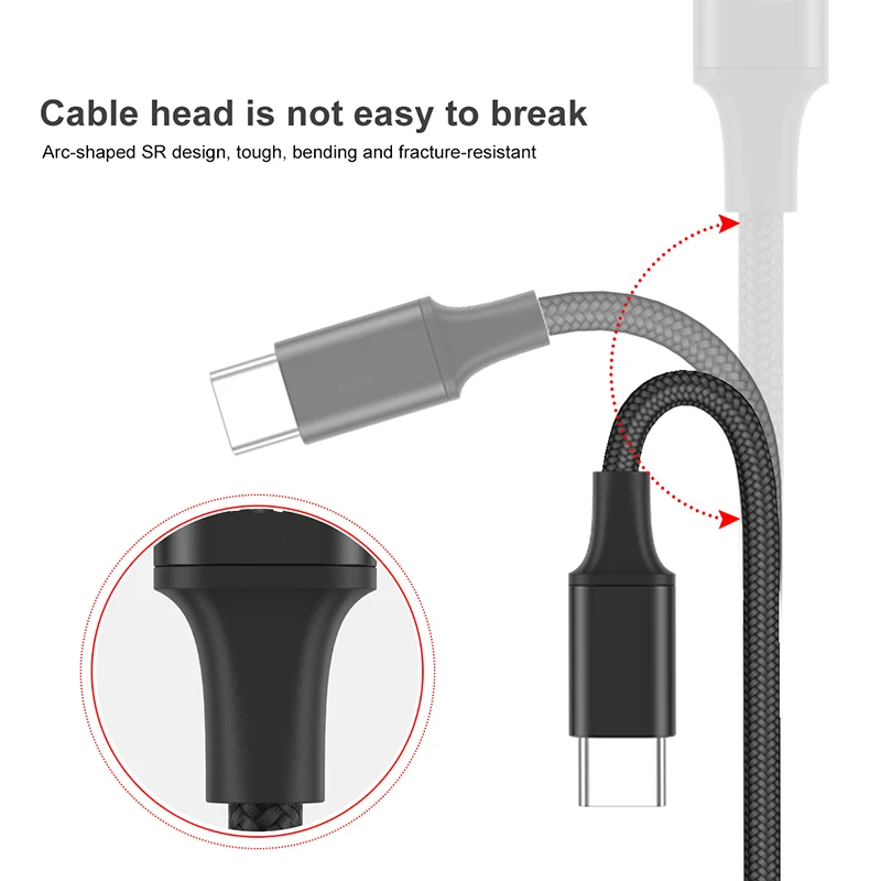Oppselve USB Type C кабель для Xiaomi Redmi Note 7 USBC мобильный телефон быстрой зарядки Samsung Galaxy S9 S8