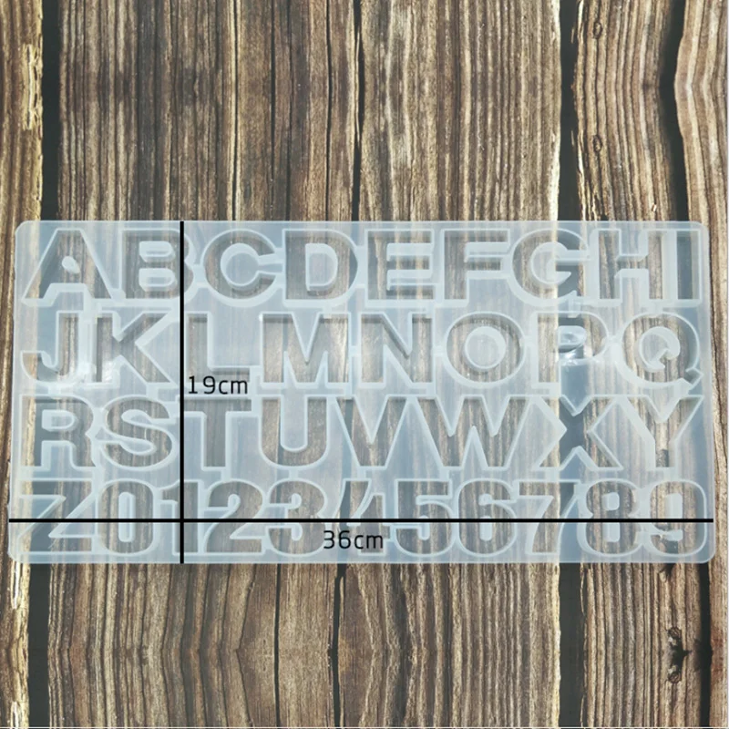 QIAOQIAODIYLetter формочка для силиконовой Подвески DIY украшения глиняные инструменты ювелирные изделия аксессуары формы для эпоксидной смолы Шоколадные конфеты плесень