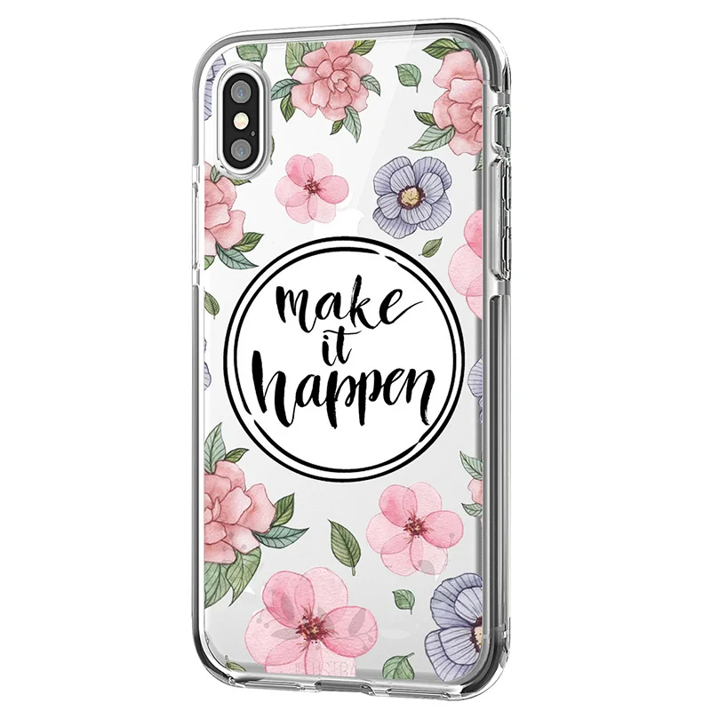 Прекрасный Leaf Цветок Фрукты Перо pattern Мягкие tpu чехол для iPhone XS 6 6s 7 8 5 5S se X XR Max плюс