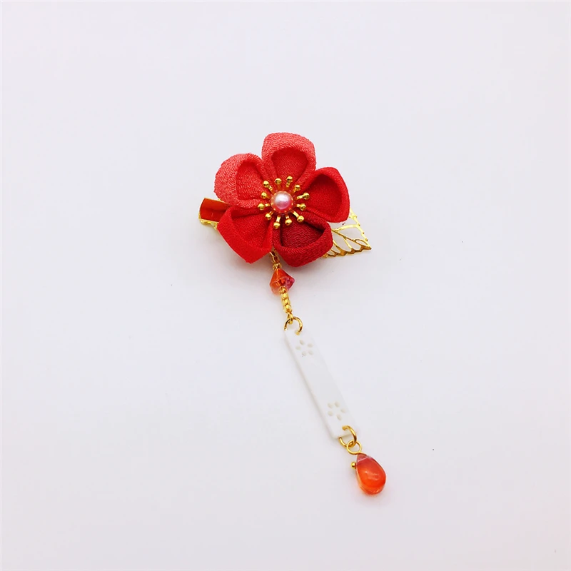 

Handmade Traditional Classical Hair Accessories Ancient Style Kimono Style Flower Headdress Headwear Girl Hairpin