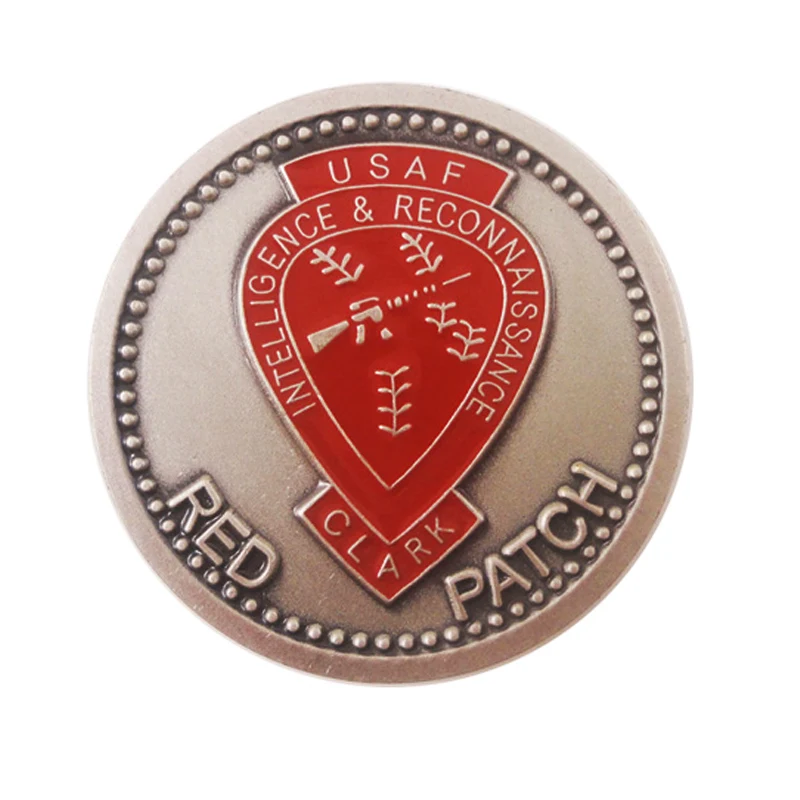 

China Factory Customized Antique Cheap Metal Silver Coins K200273