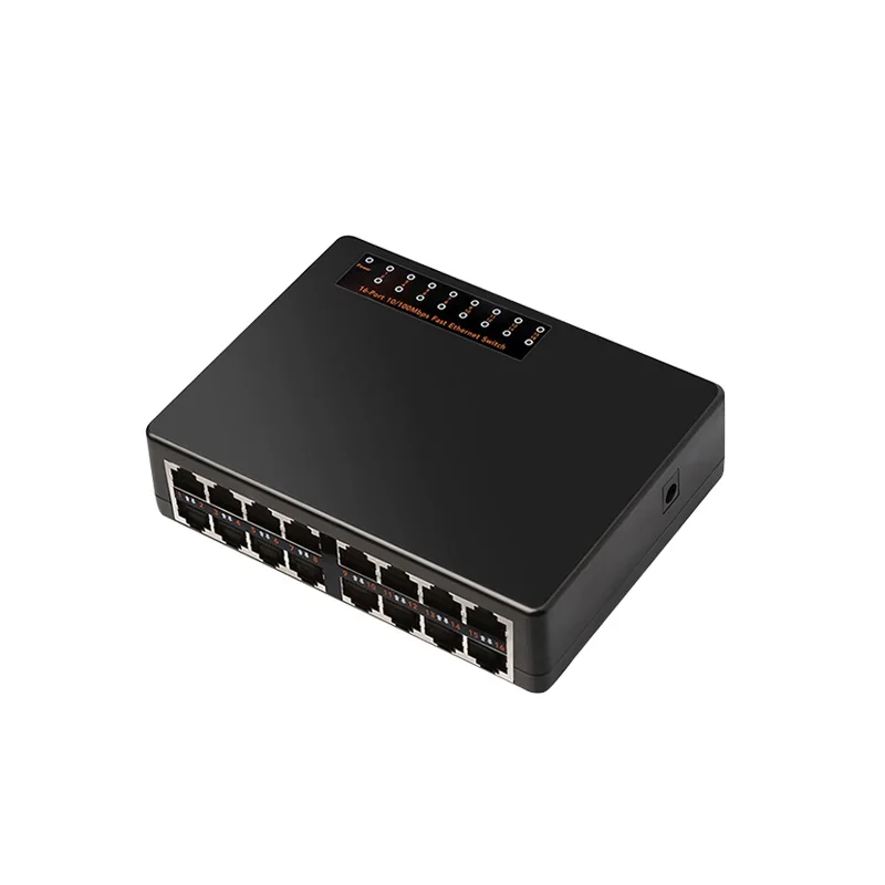 16 портов сетевой коммутатор Fast Ethernet LAN RJ45 Vlan интеллектуальный 10/100 Мбит/с