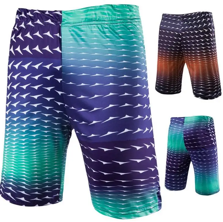

Summer 2020 Outdoor sport jogging Thin Digital Printed Men Casual Beach Fitness high Elasitc Soft Compression Beach Shorts M-XXL