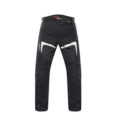 black pants DUHAN, Женская мотоциклетная куртка, женская одежда для мотокросса, куртки, летняя броня, защита тела, куртка и штаны, D-186 - Цвет: black pants