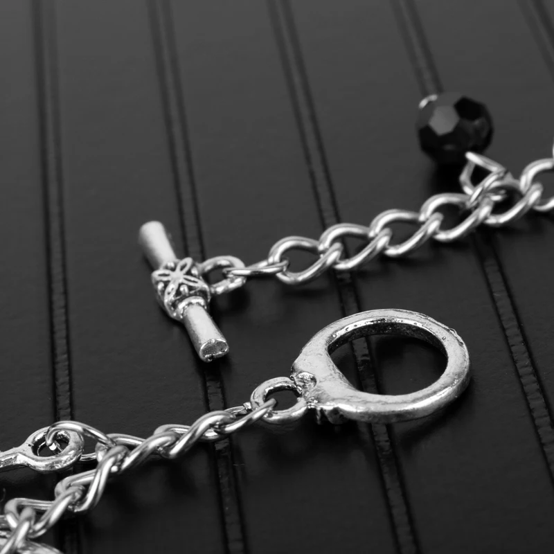 

Once Upon a Time Fairy Tale Bracelets Snow White Camera Crown Crystal Bead Bracelet For Women