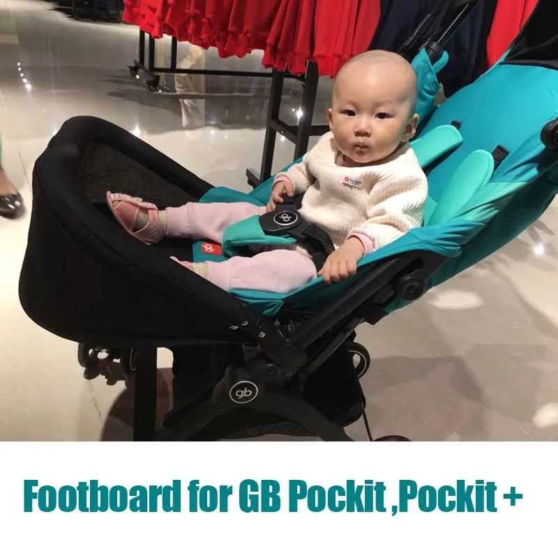footboard for pockit Аксессуары для детских колясок, защита от солнца для Goodbaby Pockit+ GB Pockit, подставка для ног, чехол для коляски Rayshade - Цвет: footboard for pockit