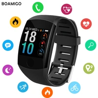 bluetooth smart watches boamigo brand bracelet wristband heart rate sleep monitoring for ios android phone sport fitness watch