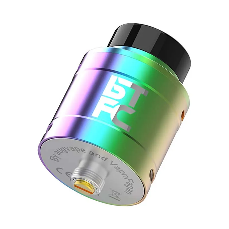 Augvape BTFC RDA распылитель 25 мм диаметр 33 мм высота верхний нижний воздушный поток аромат чеканка электронная сигарета распылитель для электронной сигареты резервуар