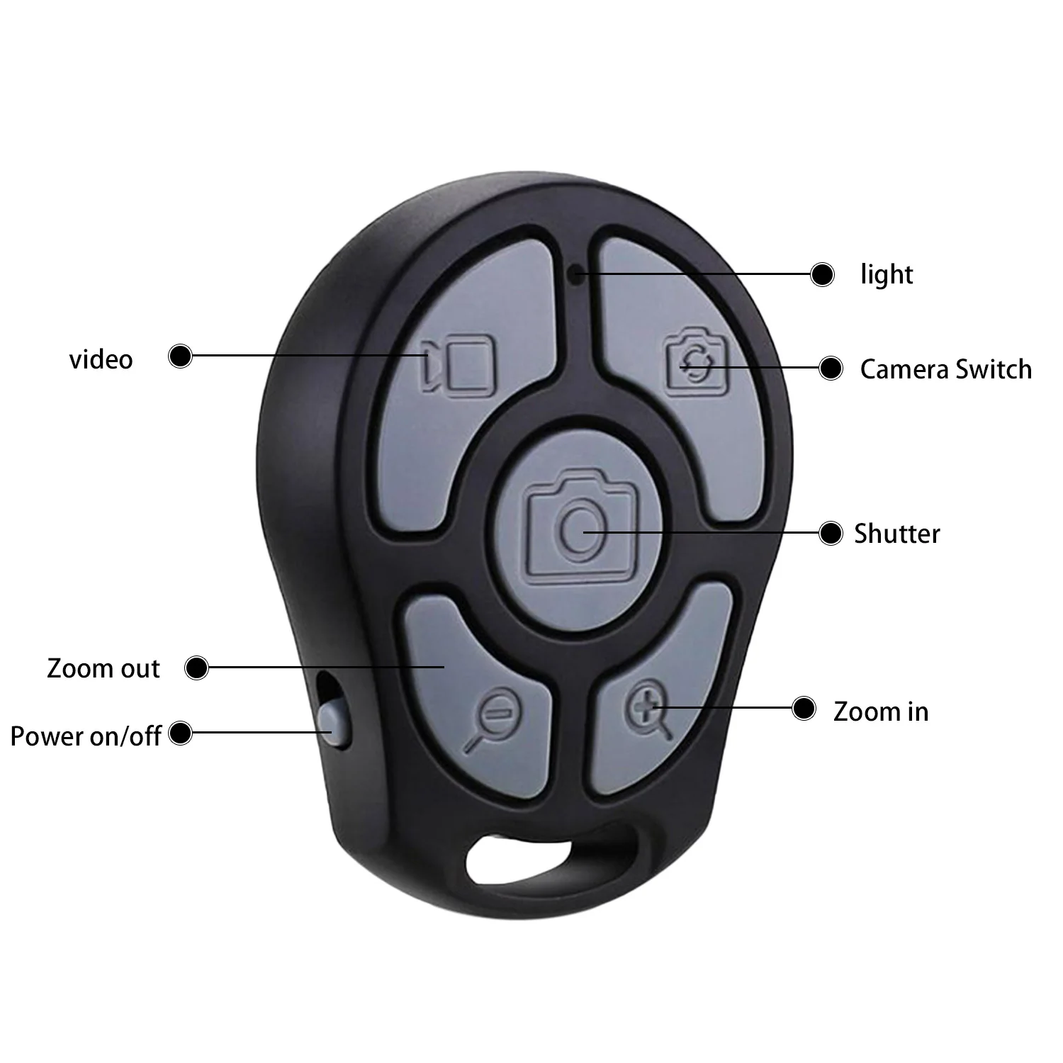Gosear Bluetooth селфи палка Управление и возможностью регулирования интенсивности