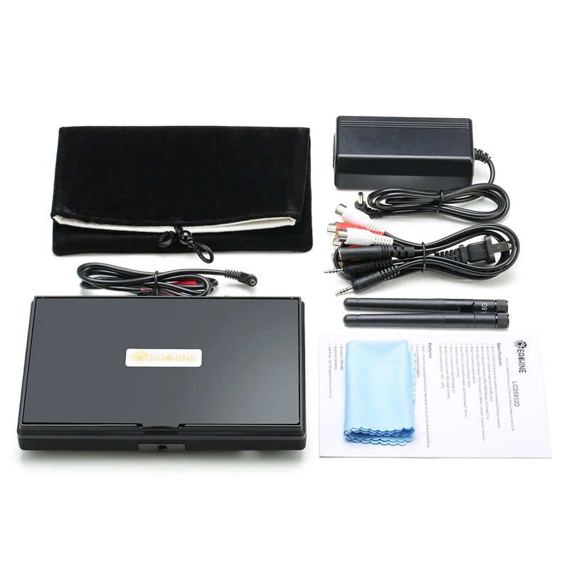 Новинка Нибиру LCD5802D 5802 5.8 Г 40CH 7 дюймов FPV-системы Мониторы с DVR встроенный