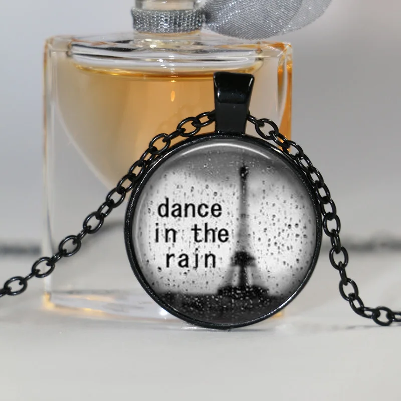 Вдохновляющее женское ожерелье или брелок для танцев под дождем | Украшения и