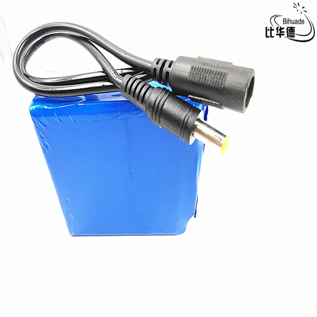 12 V 4000 mah литиевая батарея перезаряжаемая DC Батарея полимерная для монитора мотор