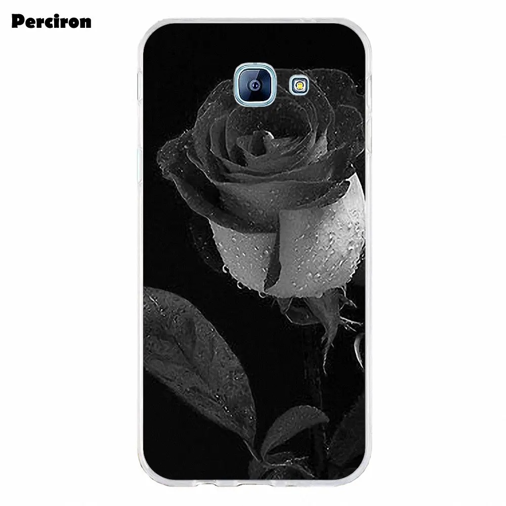 as picture Красные и белые розы Цветочный мягкий TPU мобильный чехол для телефона чехол для Samsung Galaxy A3 A5 A7 J1 J2 J3 J5 J7 - Цвет: as picture