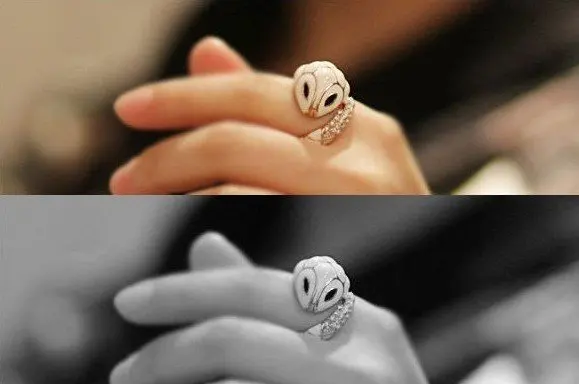 Модные Новое поступление Лидер продаж изысканные маленькие белый Cystal змея