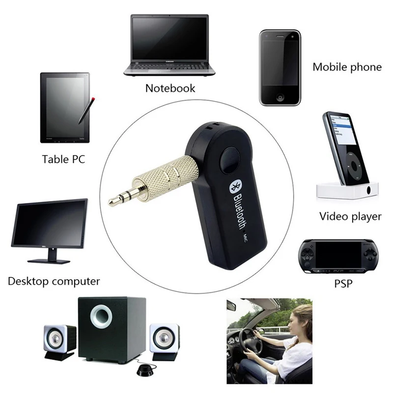 1 шт. Универсальный 3 5 мм авто Bluetooth аудио Музыка приемник адаптер AUX набор для
