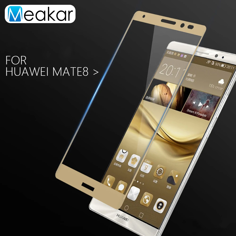 9H 2.5D полное покрытие 6.0для Huawei Mate 8 Закаленное стекло пленка Защита экрана для