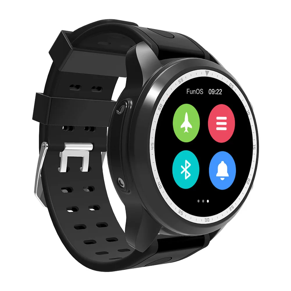 Black KC06 cмарт часы мужские, gps, 4G, Android 6,0, умные часы, фитнес браслет, IP67, водонепроницаемые, 1 Гб+ 16 ГБ, Bluetooth, sim-карта, часы для Xiaomi, huawei, телефон - Цвет: Black