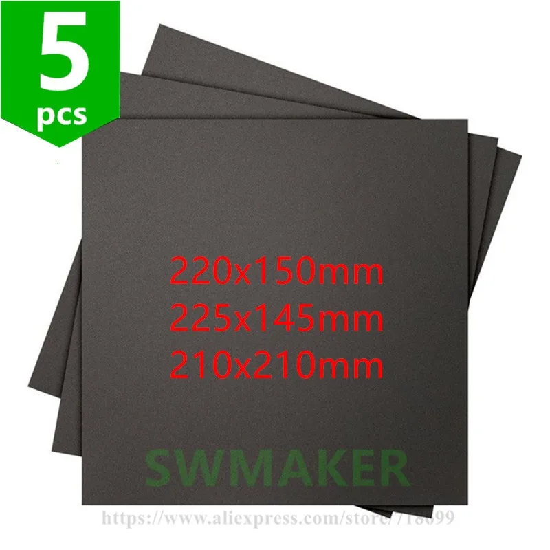 

5pcs CTC Bizer/CTC Large Size 3D printer 3D Printing Build Surface heated bed super stick tape Build Surface 210x210mm/220x150mm