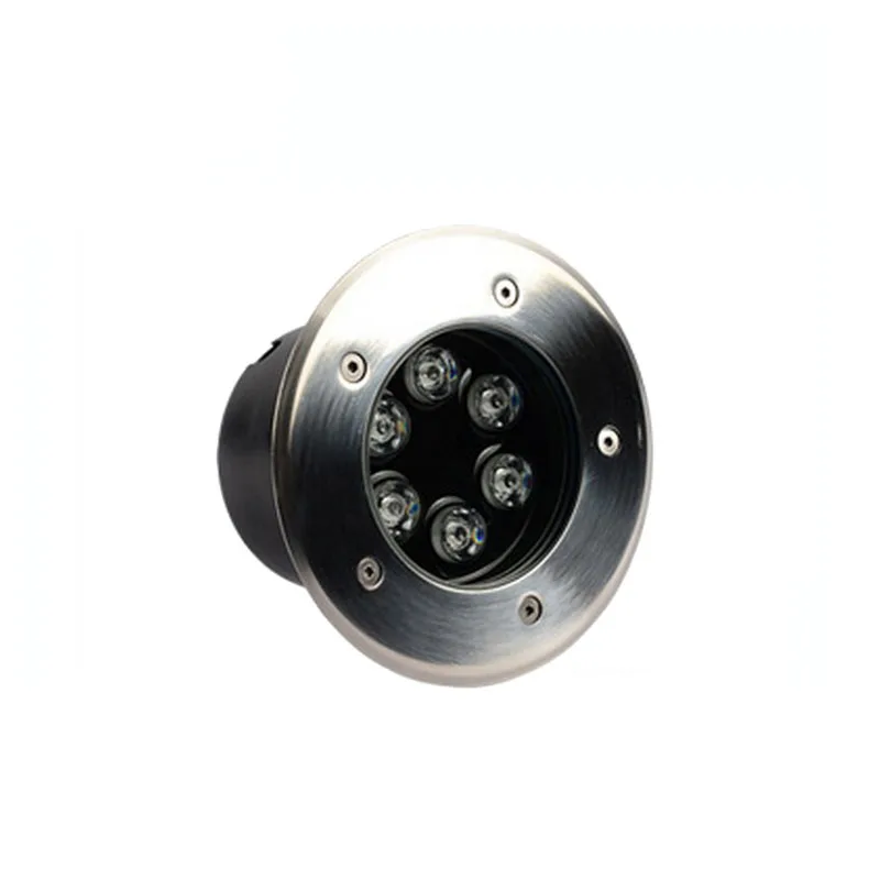 

10X high quality 6*1W underground light IP68 waterproof buried lighting with Bridgelux chip express free shipping