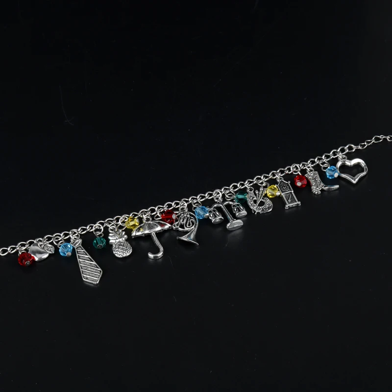 HIMYM How I Met Your Mother Umbrella French Horn Pendants Bangles Bracelets Vintage Women Movie Jewelry | Украшения и аксессуары