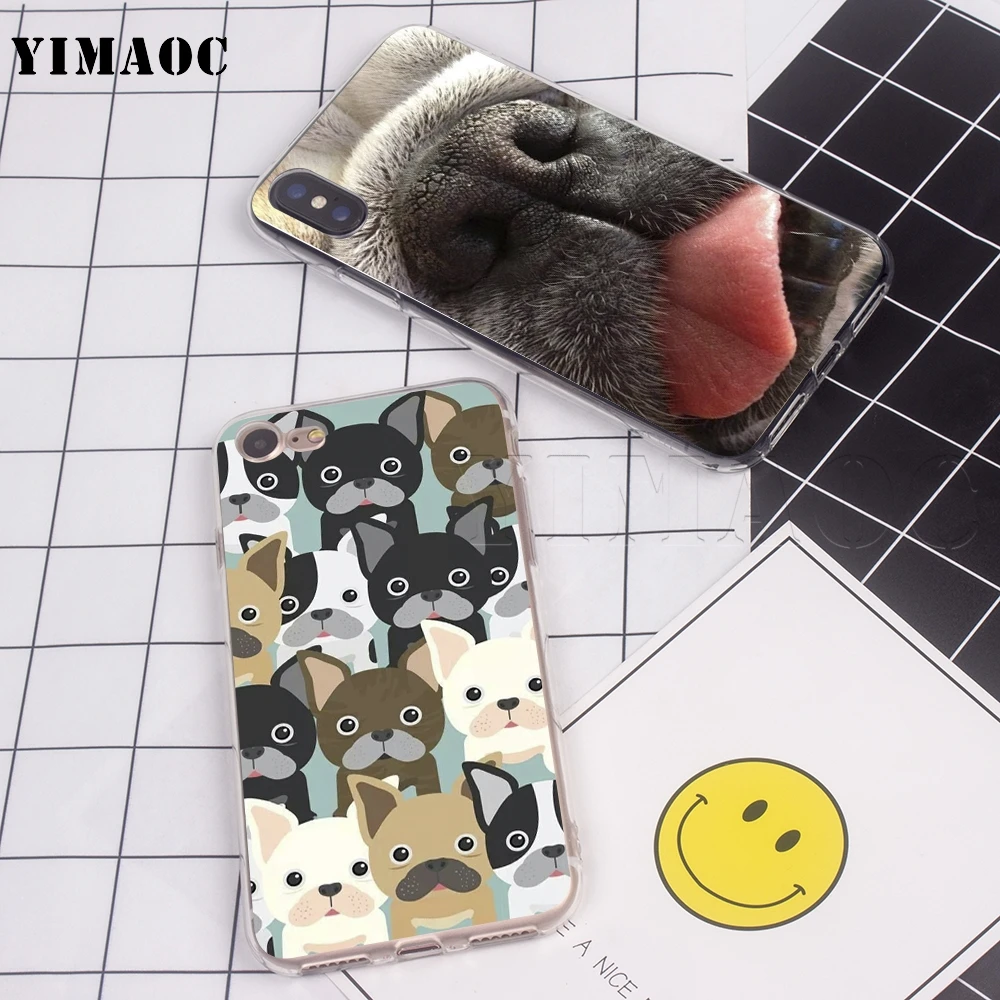Силиконовый чехол YIMAOC с французским бульдогом для Xiaomi Redmi Note 8 8A S2 4 4x 4a 5 5a 6 7 Go Pro Plus |