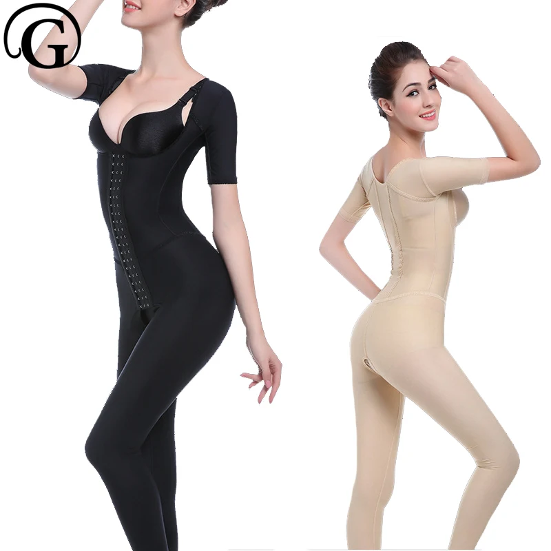 Женский корсет для коррекции фигуры груди утягивающие ноги боди длинное нижнее