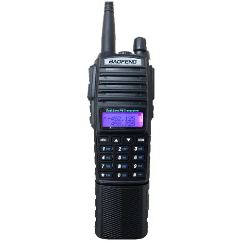 UV-82 1/2/3 шт. BAOFENG UV-82 8 Вт 3800 мА/ч, иди и болтай Walkie Talkie радио 10 км двойной PTT UHF VHF Ham CB радио FM трансивер Walkie Talkie двухстороннее радио высокое Мощность передатчик УФ - Цвет: UV-82