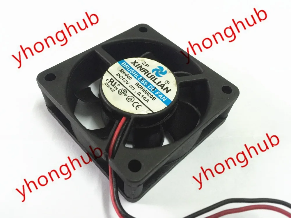 XINRUILIAN RDH6020S DC 12V 0.16A 2-проводной 60x60x20 мм вентилятор охлаждения сервера
