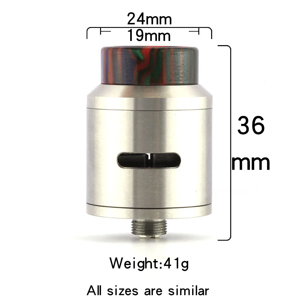 Катушка отец Классический G 528 v1.5 Delta RDA 24 мм Регулируемый воздушный поток бак с 810