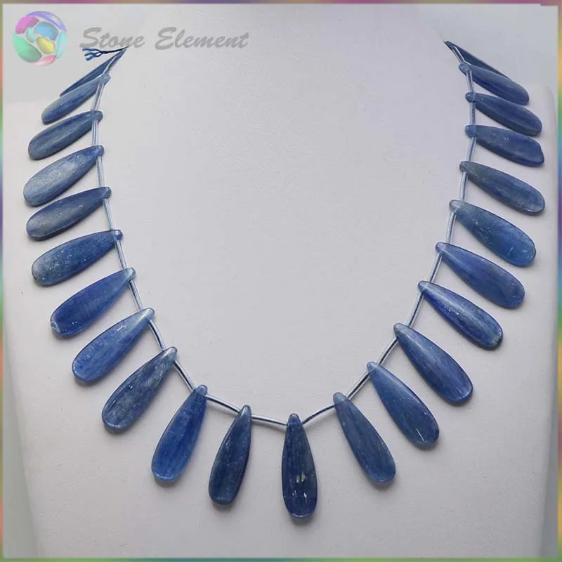 Хорошее качество фотоэлемент/цианит/дисплей хрустальные плоские бусины 12x3 0/15x30