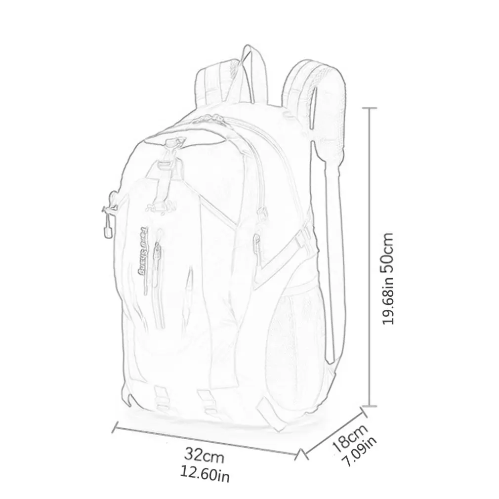 

Cycling Backpack Outdoor Camping Daypack Universal Shoulder Bag Comfortable Hiking Rucksack
