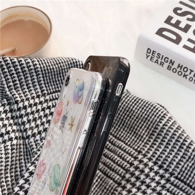 WOTP модные блестящие чехлы с космическими планетами для телефонов iphone 11 11Pro Max X XS 7