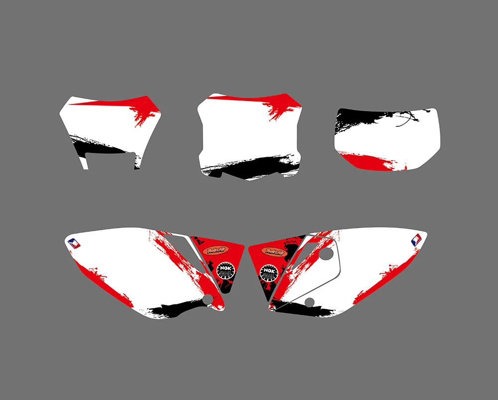 Набор стикеров для Honda CRF450X CRF 450X 4 штрихов 2004 2012 2011 2010 2009 2008 2007 2006 2005|Наклейки и