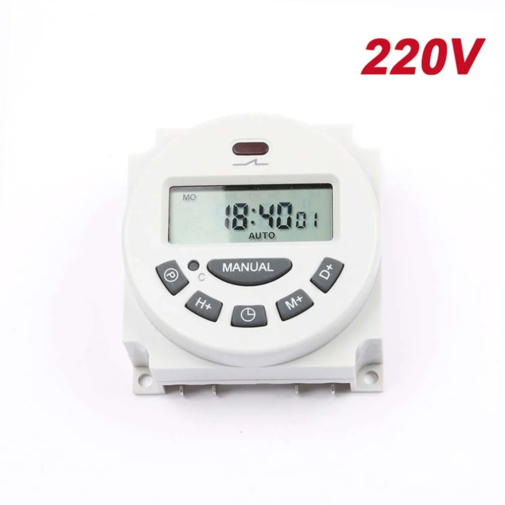 L701-220V 220V 12V 16A недели Управление; Электронный Еженедельник 7 дней программируемый цифровой реле времени таймера Управление - Цвет: L701-220V