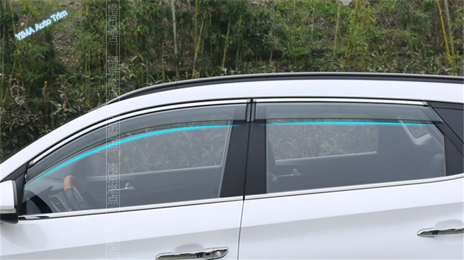 Автомобильный Стайлинг козырьки для окон Lapetus козырек от ветра и дождя защита