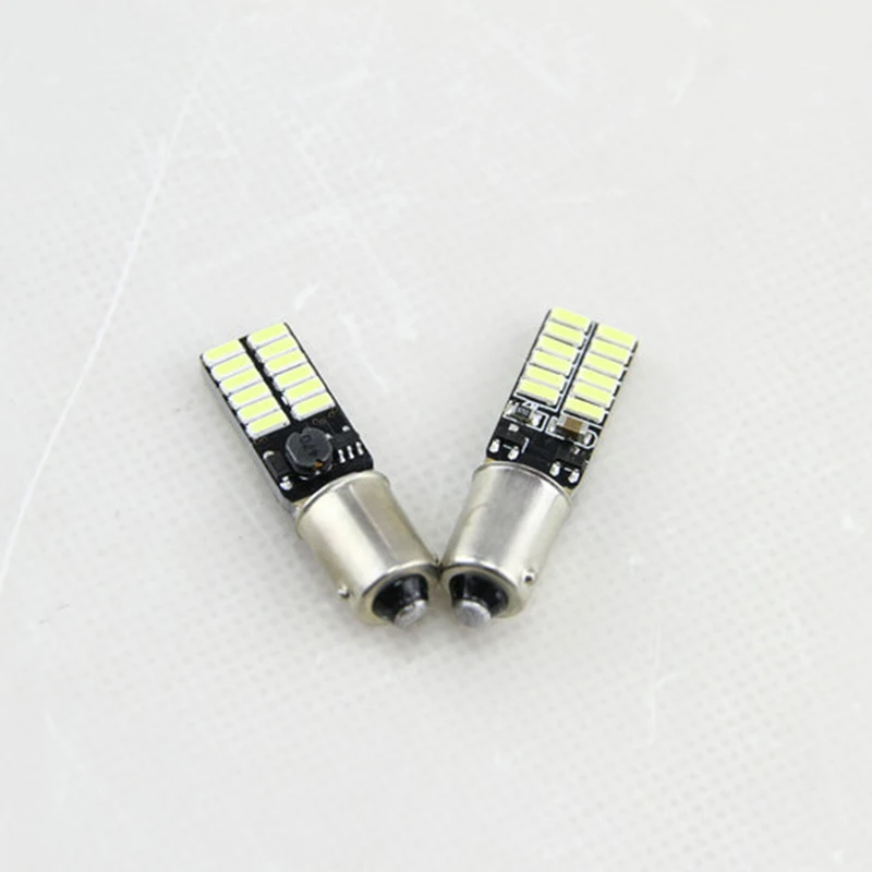 2X H6W 434 Bax9s Canbus безошибочные 24 SMD светодиодсветодиодный парковосветильник боковые