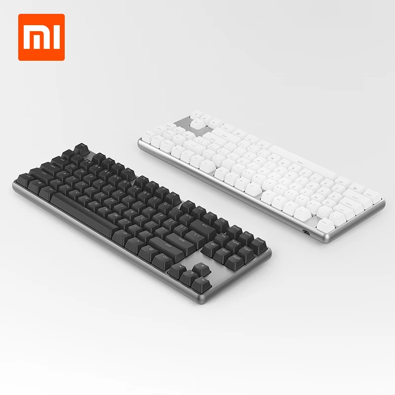 Xiaomi yuemi Pro MK02 Проводная Механическая клавиатура с Cherry красный переключатель белый