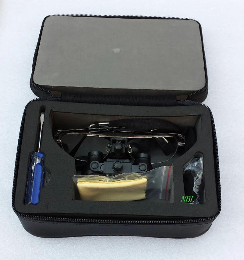 Стоматологические бинокулярные лупы 6X 420 мм увеличительные линзы 6x