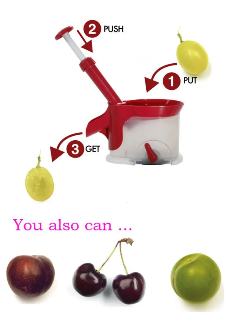 Виноградные семена сливы энуклеат держать полный гаджет аксессуары вишневые