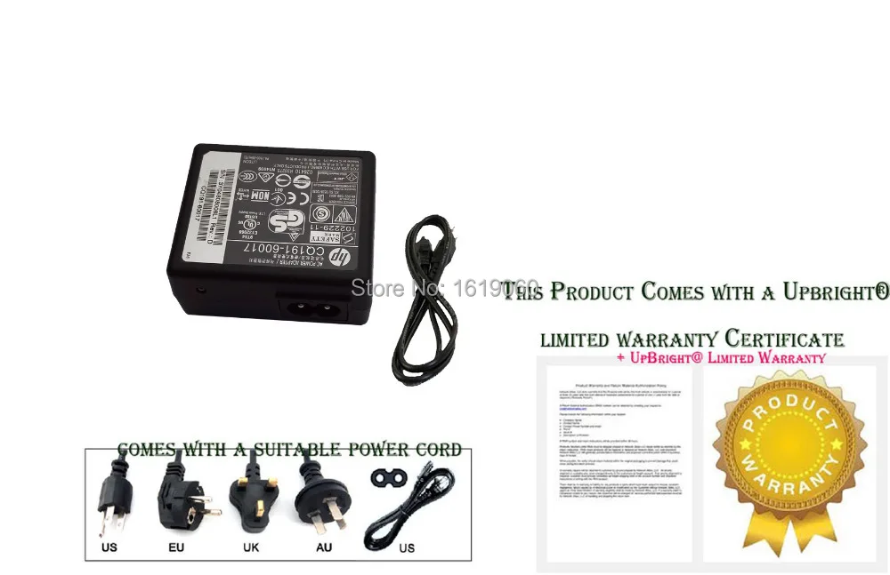 UpBright новый адаптер переменного/постоянного тока для принтера HP 3070a 3520 4610 4620e 32 в 12