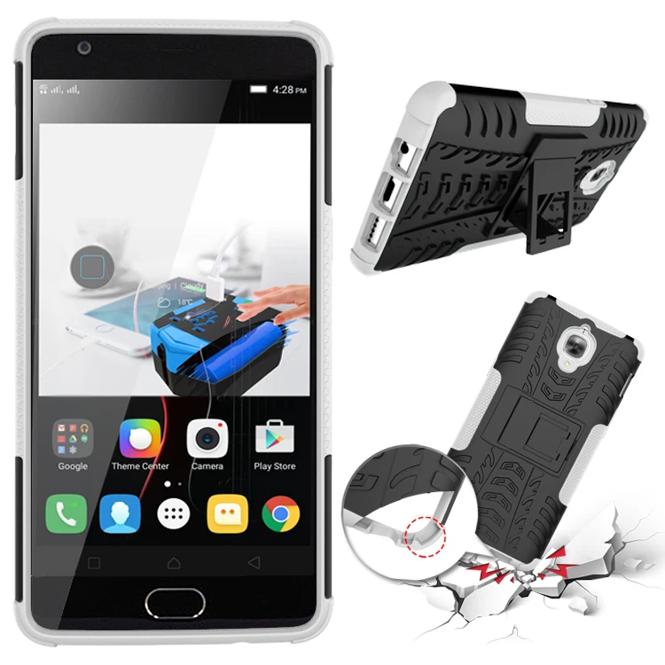 Белый Для OnePlus One Plus 6 5 3 5 т 5 т 3 т случае Heavy Duty Броня резиновая Гибридный Твердый Пластик крышка для OnePlus3T OnePlus6 телефон стенд - Цвет: Белый