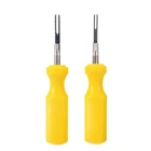 2 шт., 3 мм + 2 мм, автомобильный соединитель, контактный съемник, съемник, инструмент для снятия клемм с пластиковой ручкой для Audi