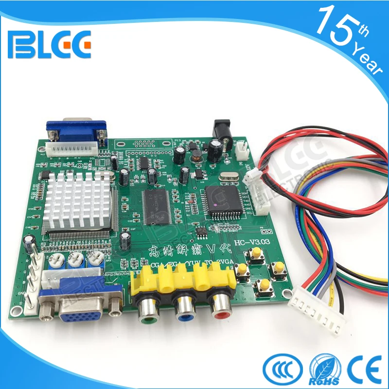 Преобразователь CGA/EGA/YUV в VGA один выход аркадная игра один/двойной выход|converter