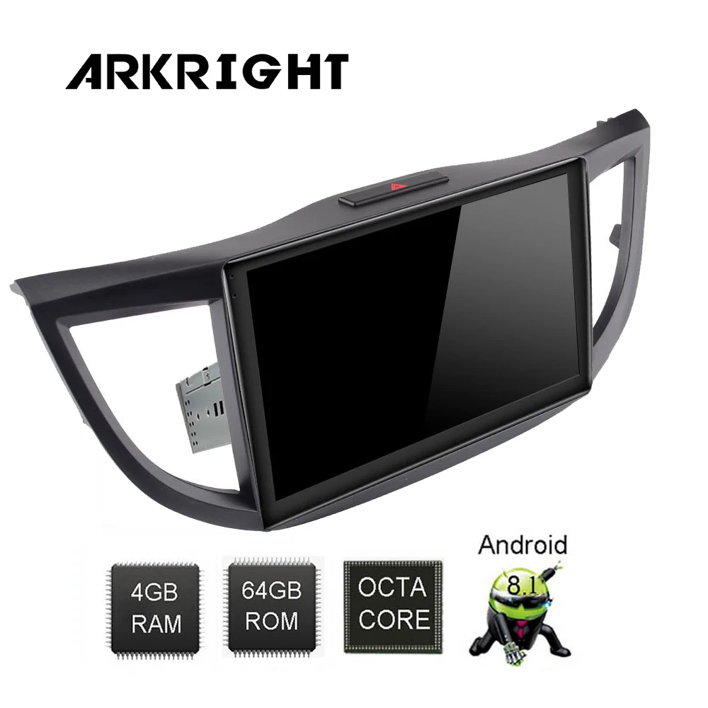 Автомобильный радиоприемник ARKRIGHT 10 дюймов 1 Din 4 + 64 ГБ мультимедийный аудио плеер